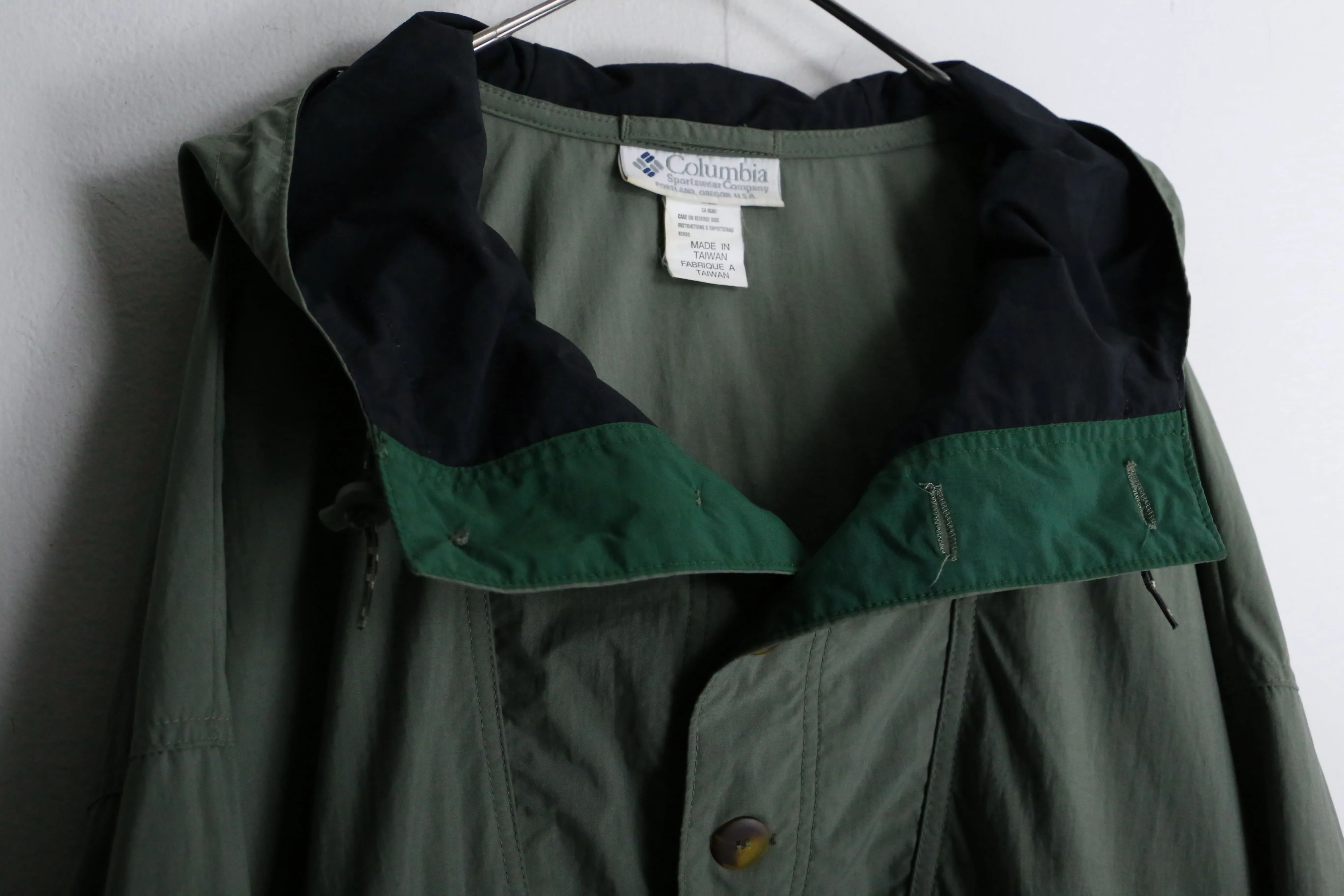 1990s Columbia over size nylon anorak parka