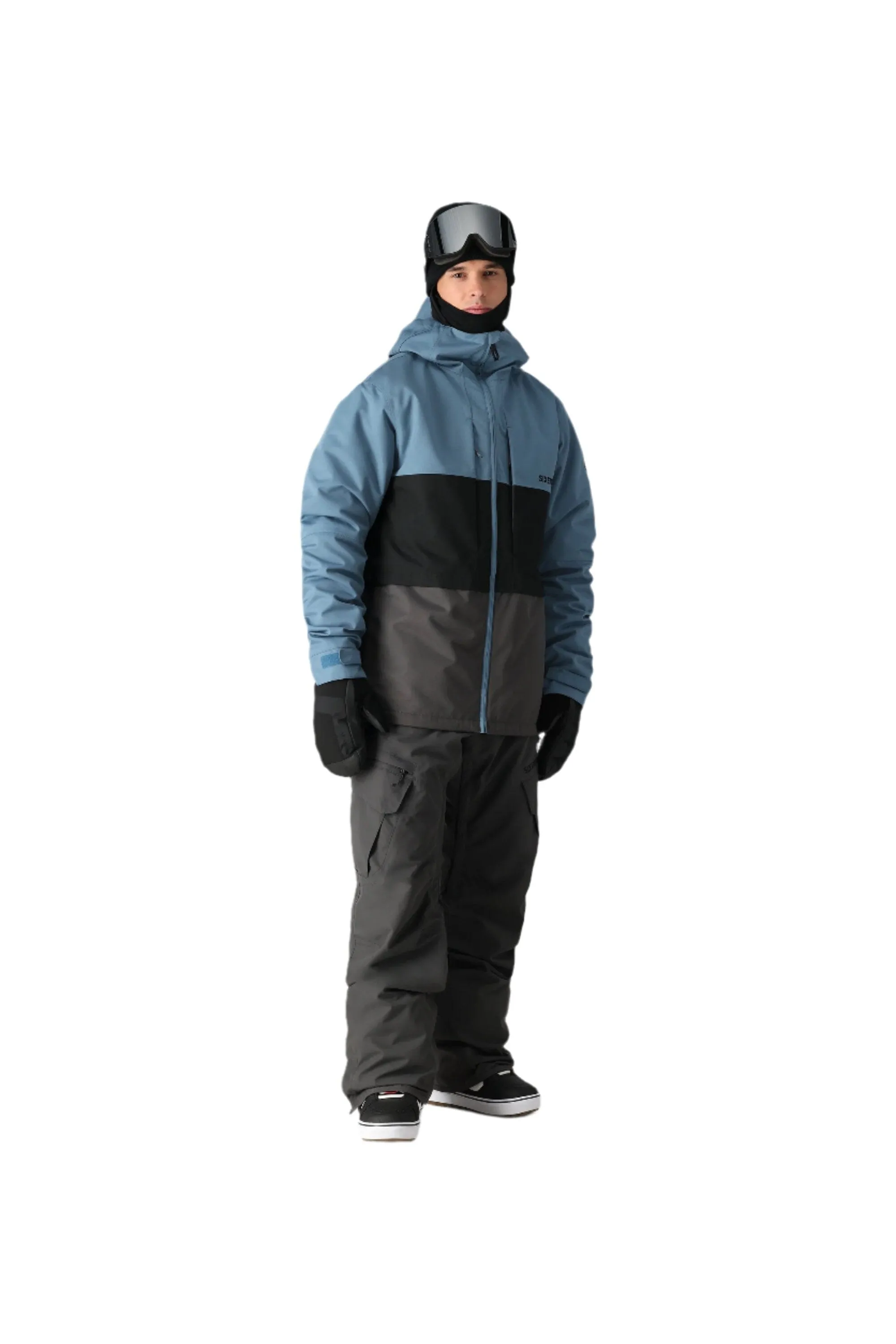 686 Smarty 3-In-1 Form Snowboard Jacket Stellar Blue Colorblock 2025