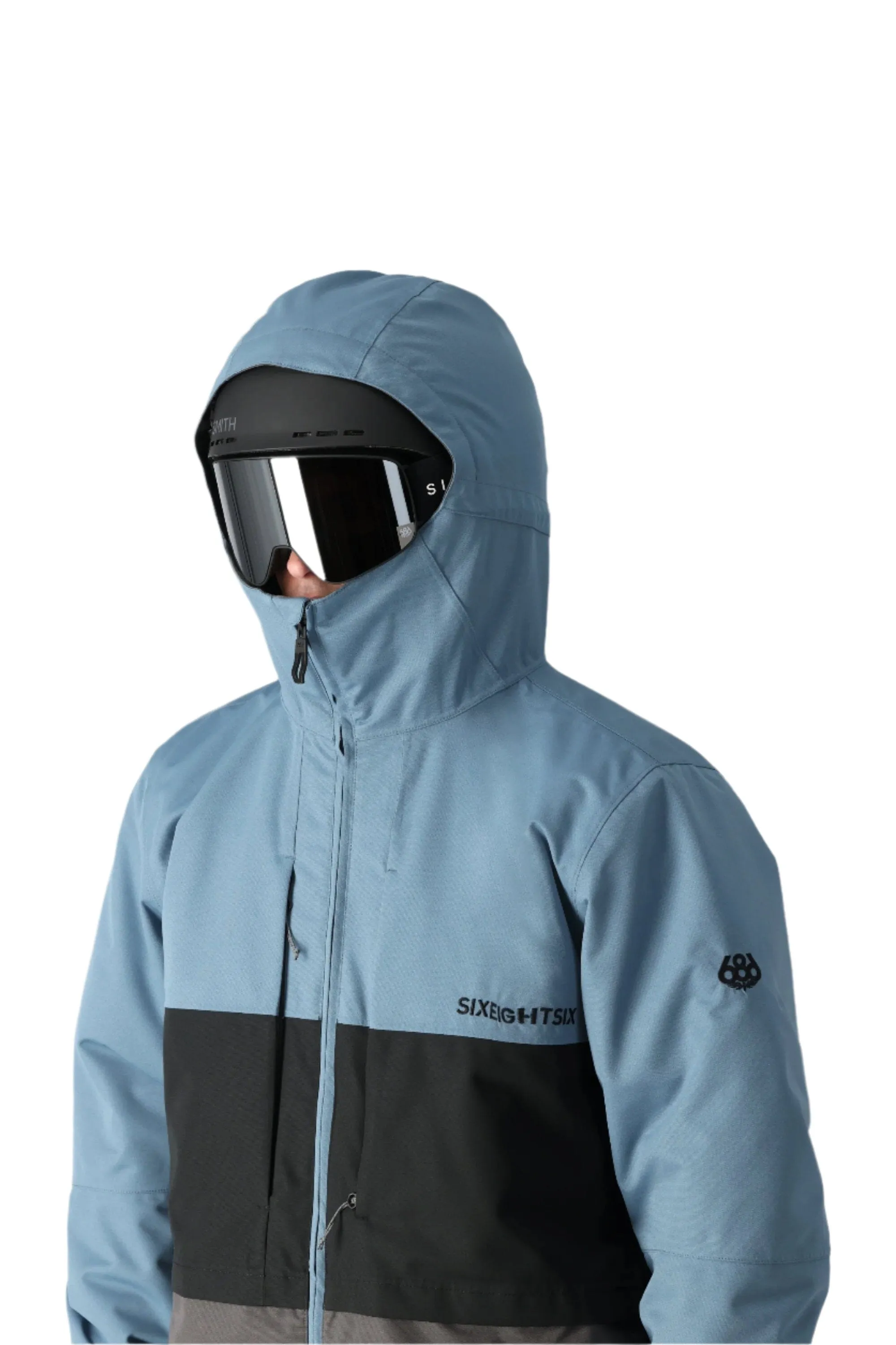 686 Smarty 3-In-1 Form Snowboard Jacket Stellar Blue Colorblock 2025