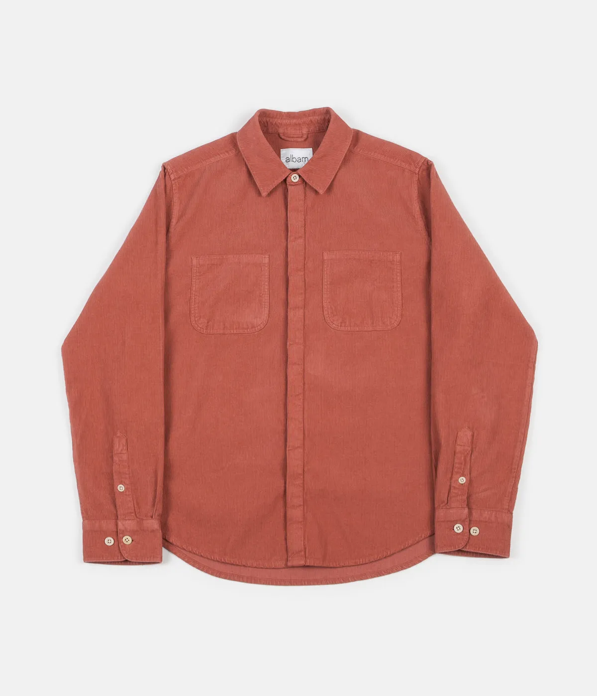 Albam Cord Town Shirt - Dusty Cedar