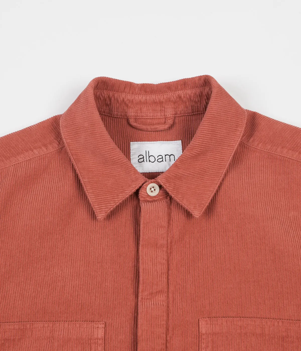 Albam Cord Town Shirt - Dusty Cedar