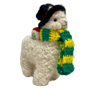 Alpaca with Gift Ornament