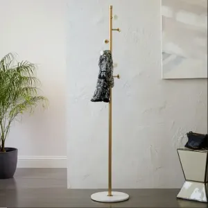 Angelo Entryway Coat Stand With Marble Base