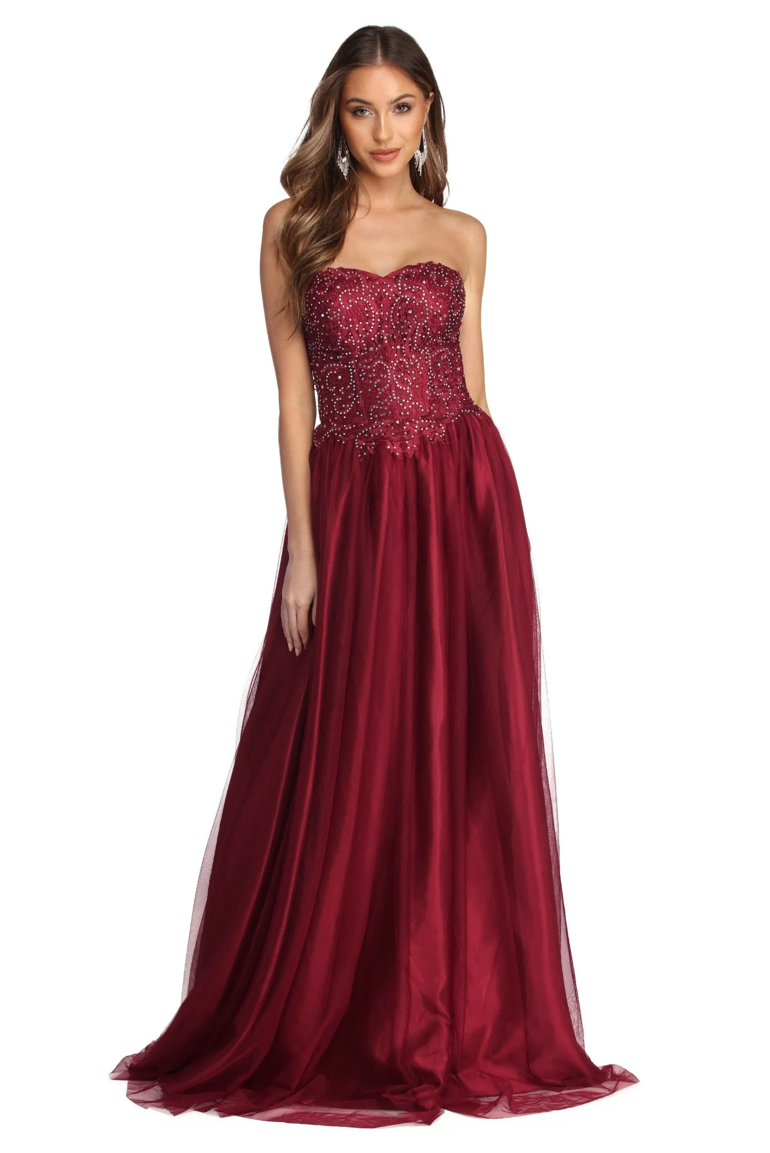 Annabelle Heat Stone Ball Gown