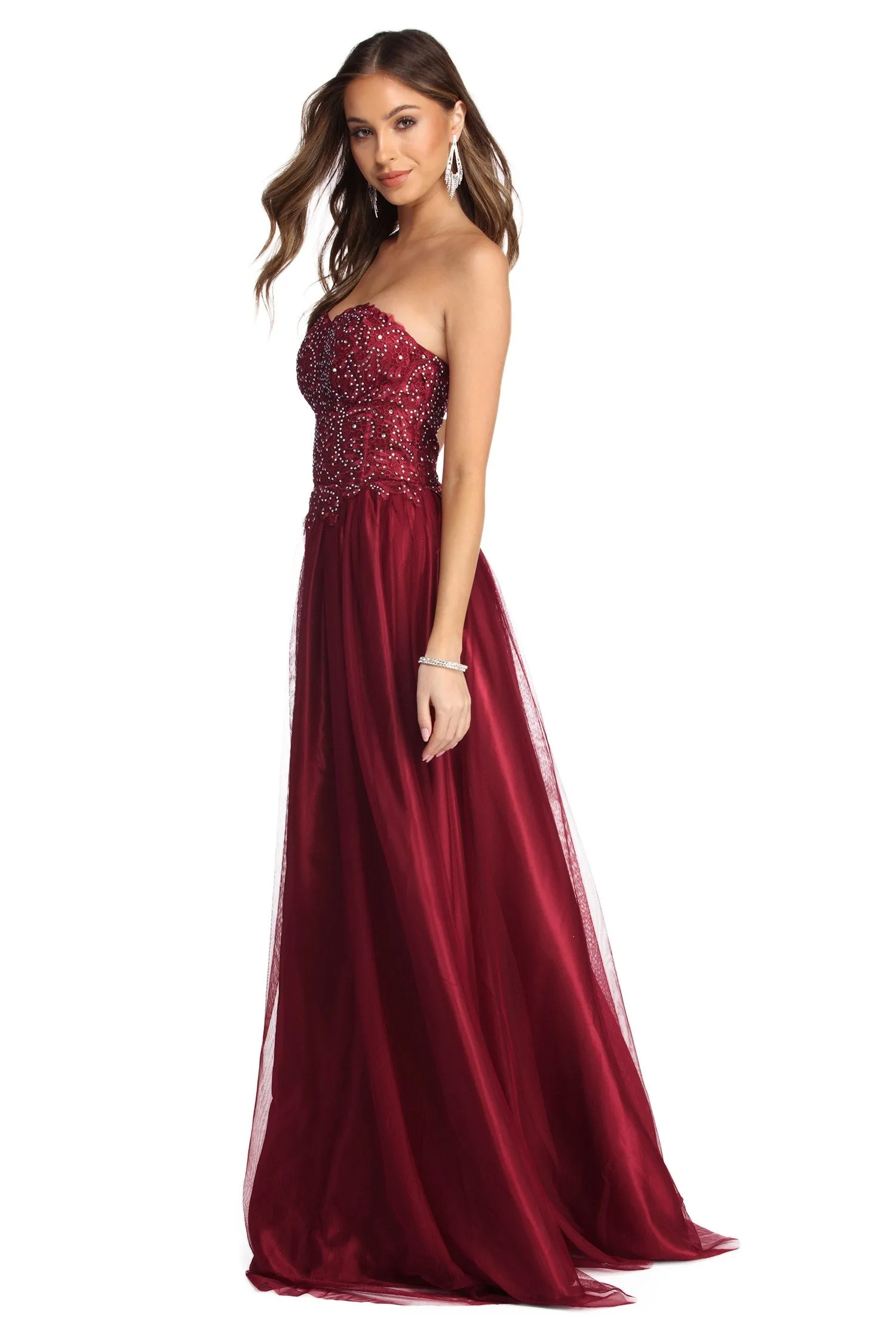 Annabelle Heat Stone Ball Gown