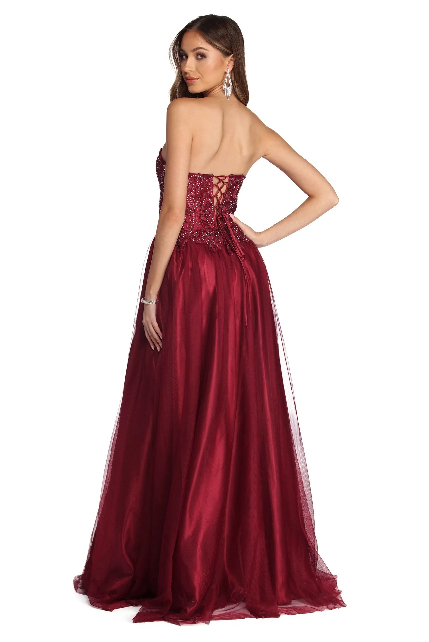 Annabelle Heat Stone Ball Gown