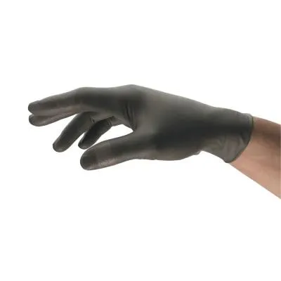 Ansell TouchNTuff Nitrile Gloves, Unlined, Medium, Anthracite, 93-250-M