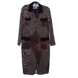 Antonette Animal Print Coat UK Size 10