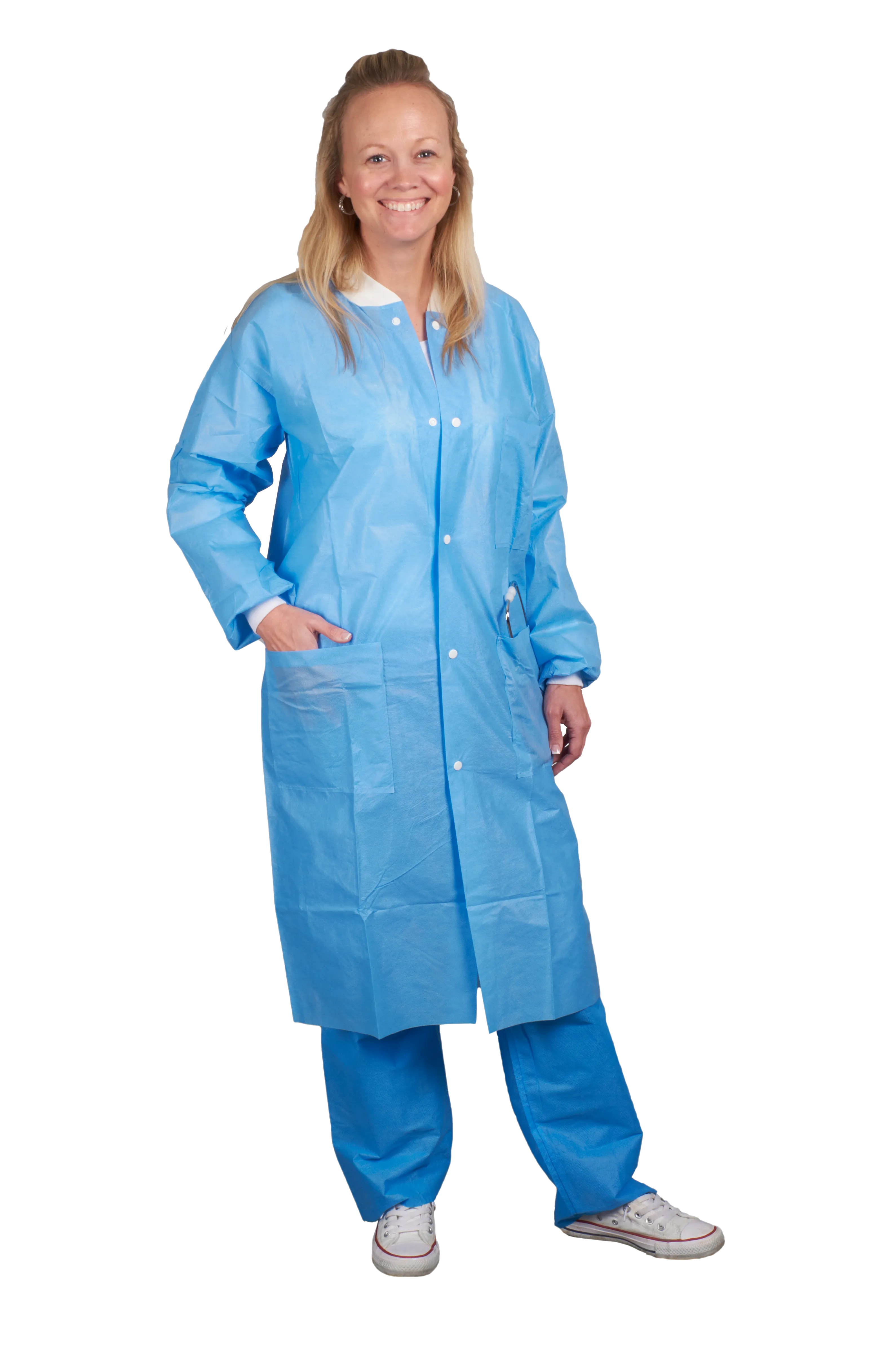 Asp Global Lab Coat Coat Lab Disp Med 10/Bg Bg/Cs