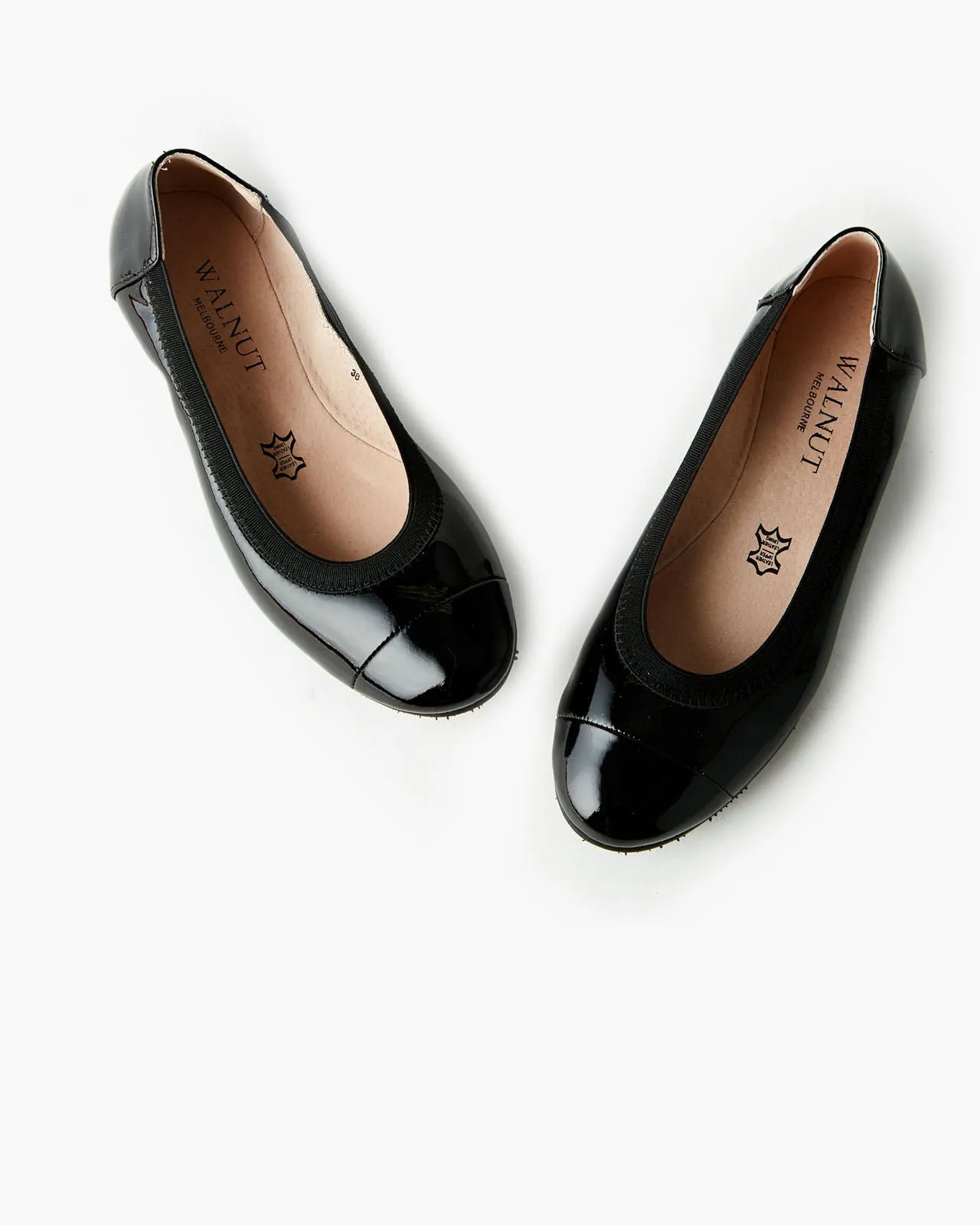 Ava Patent Ballet Flat - Black