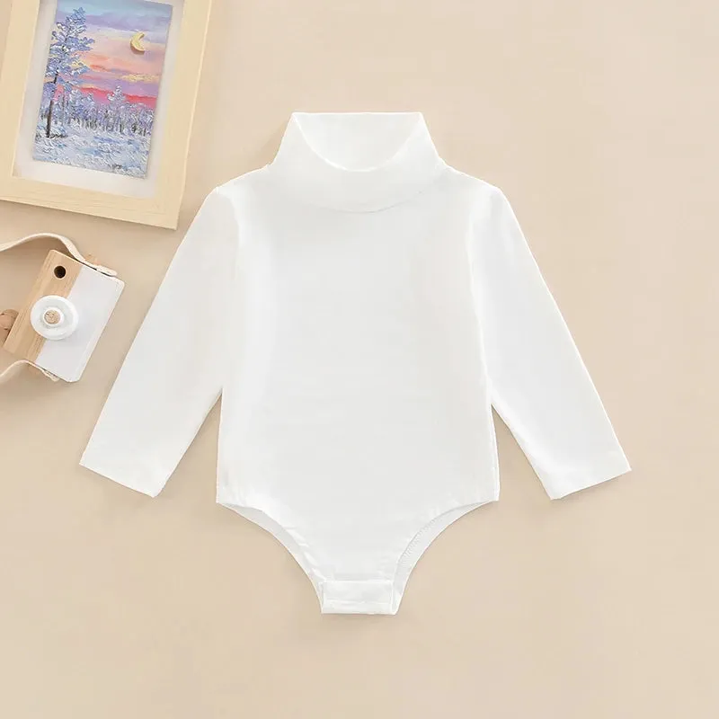 Baby Turtleneck - Infant Layette Onesie Basics Cotton Blend