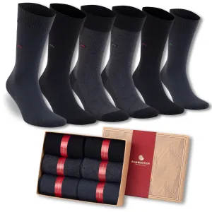 Bambooven Men’s Diabetic Dress & Trouser Socks – (6 Pack)