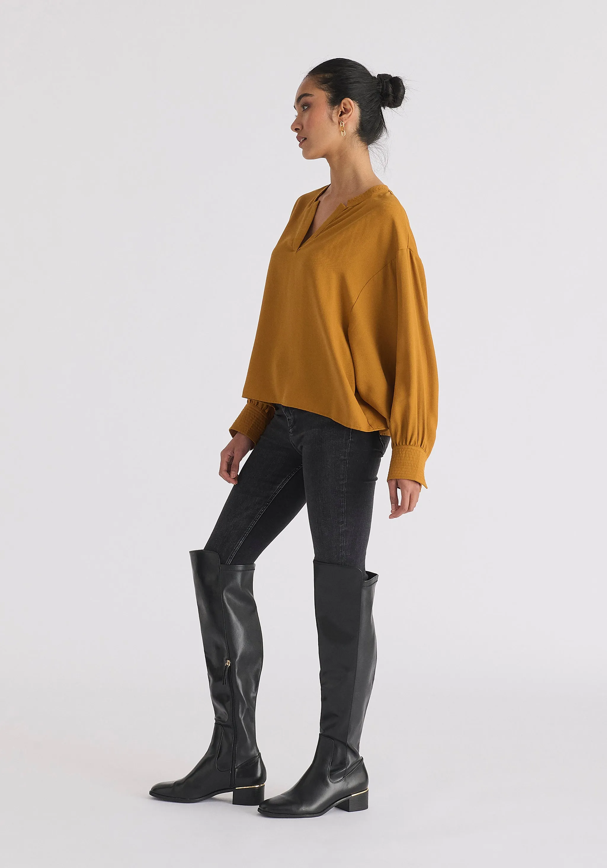 Batwing Lyocell Blouse