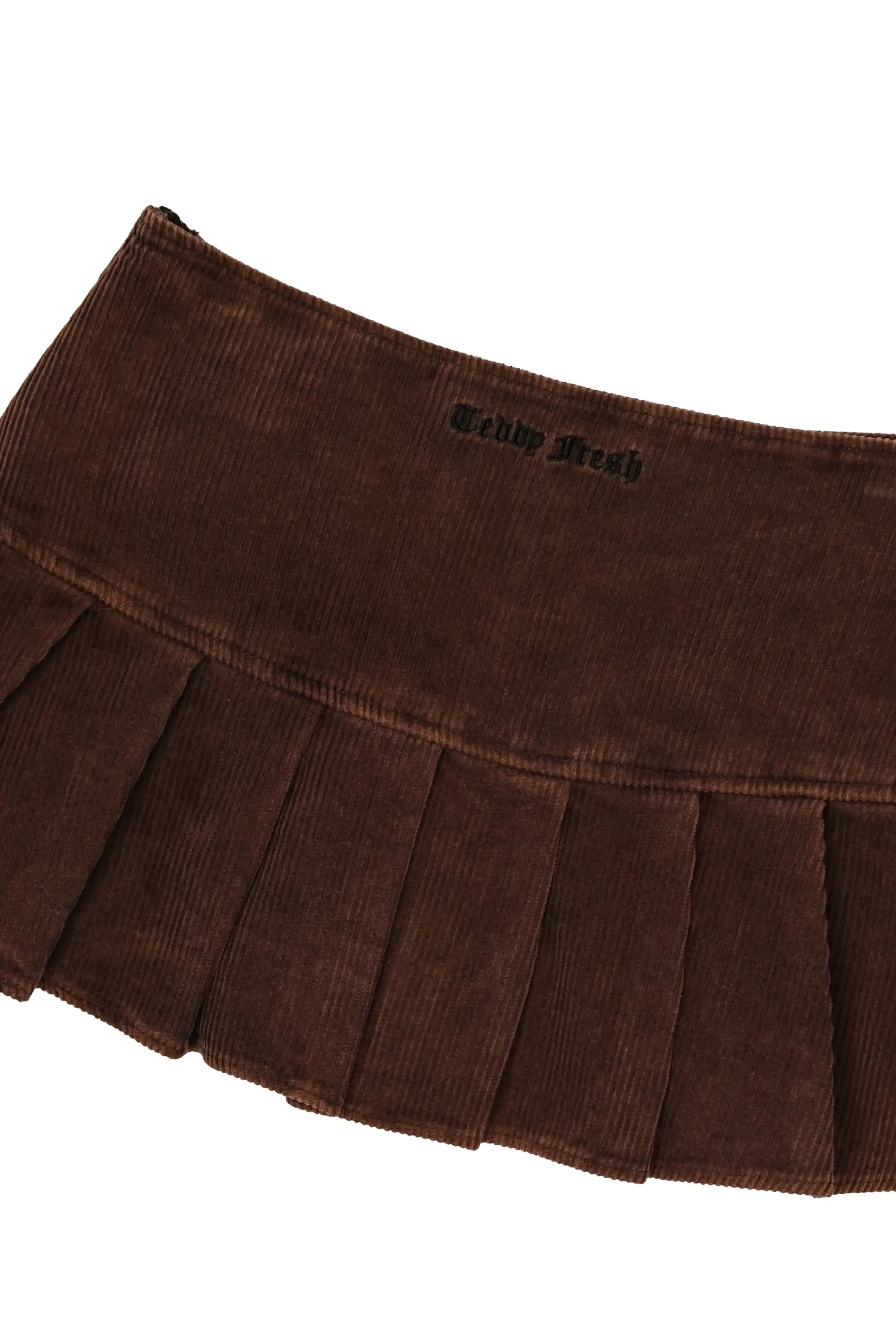 Bear Buckle Corduroy Skirt