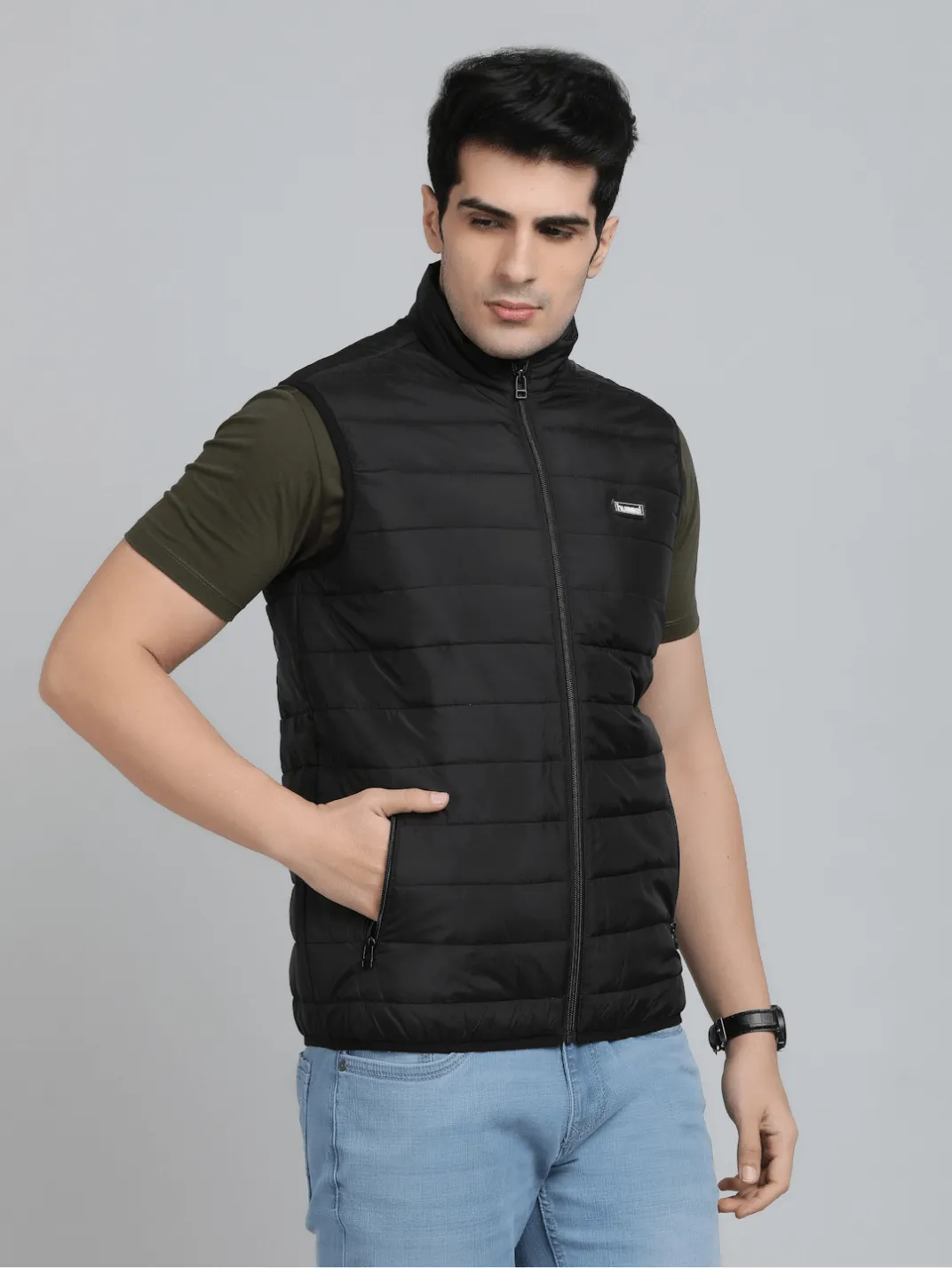 Benne Sleeveless Bomber Jacket