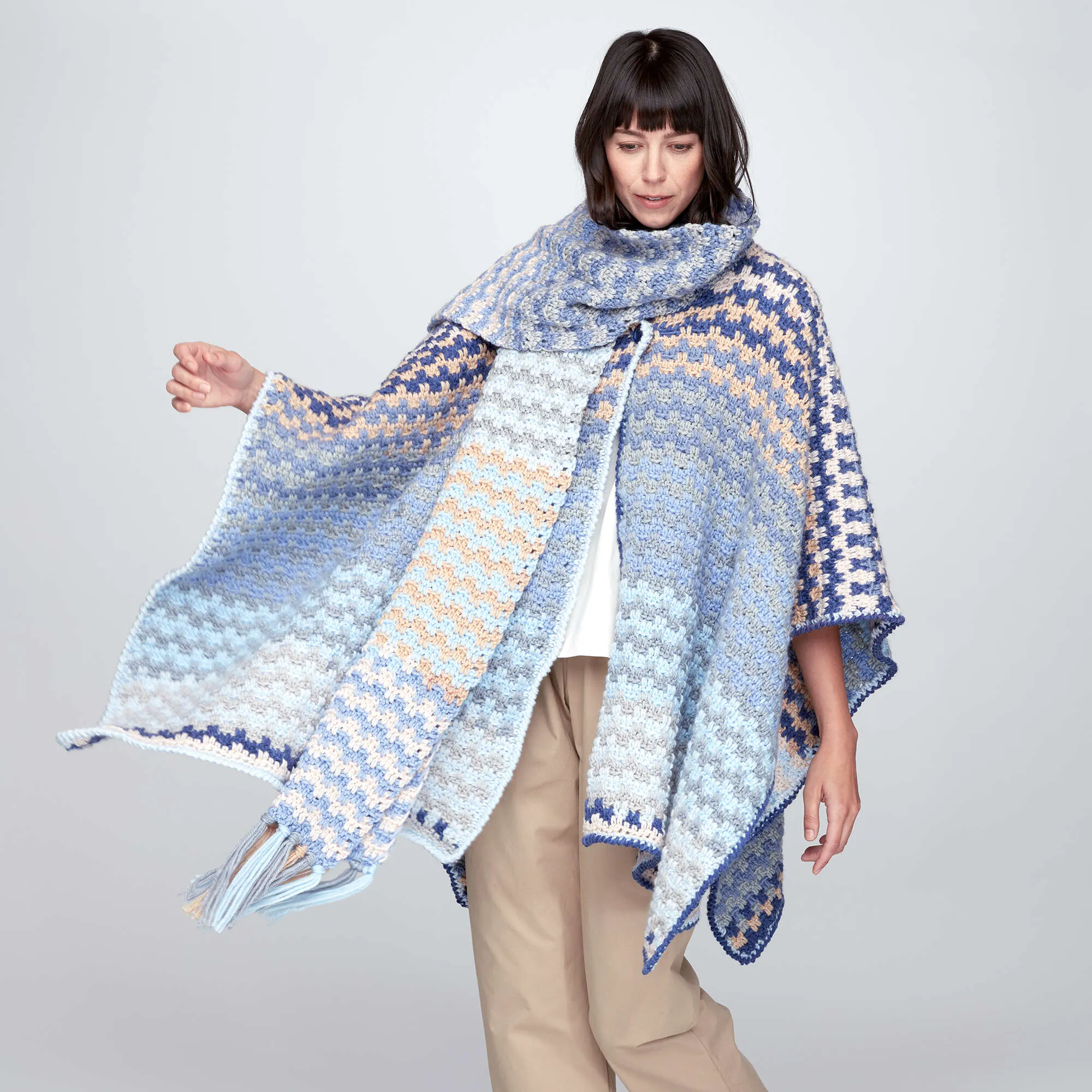 Bernat Color Weave Crochet Wrap