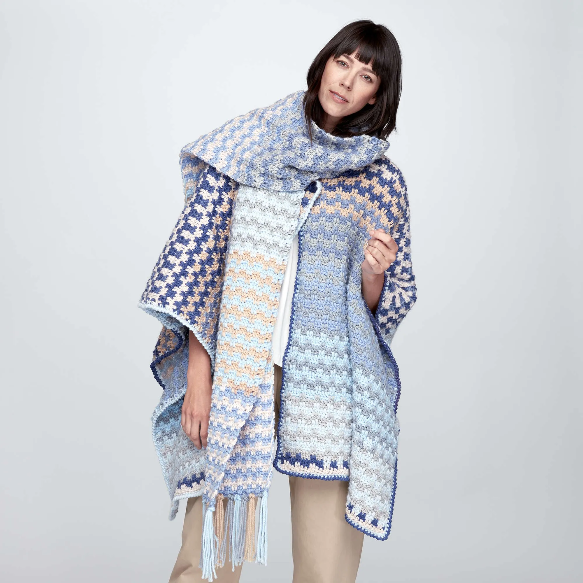 Bernat Color Weave Crochet Wrap