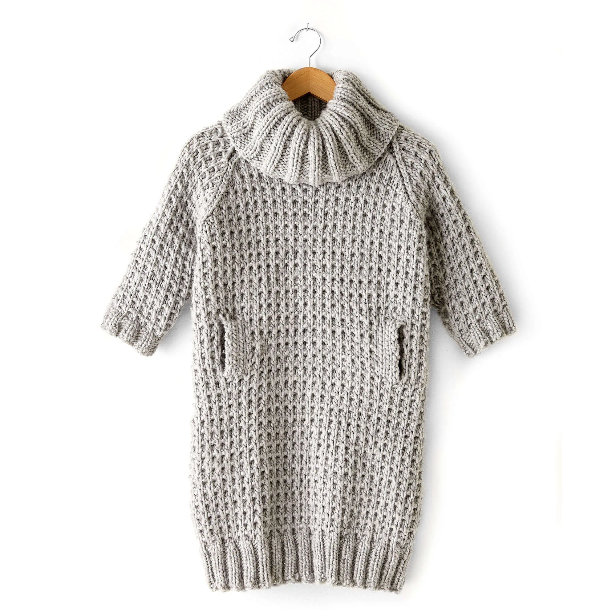 Bernat Knit Slouchy Sweater Dress