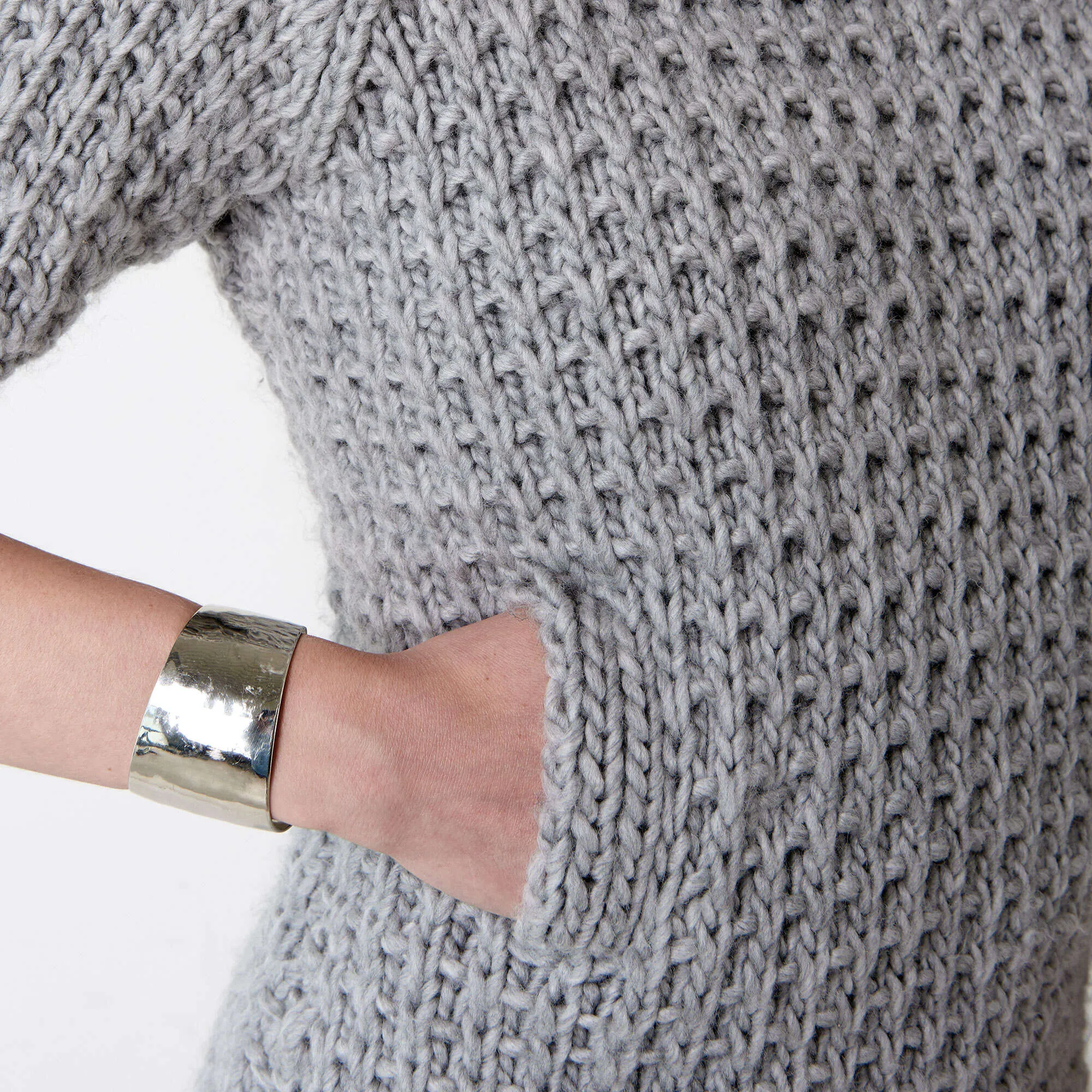 Bernat Knit Slouchy Sweater Dress