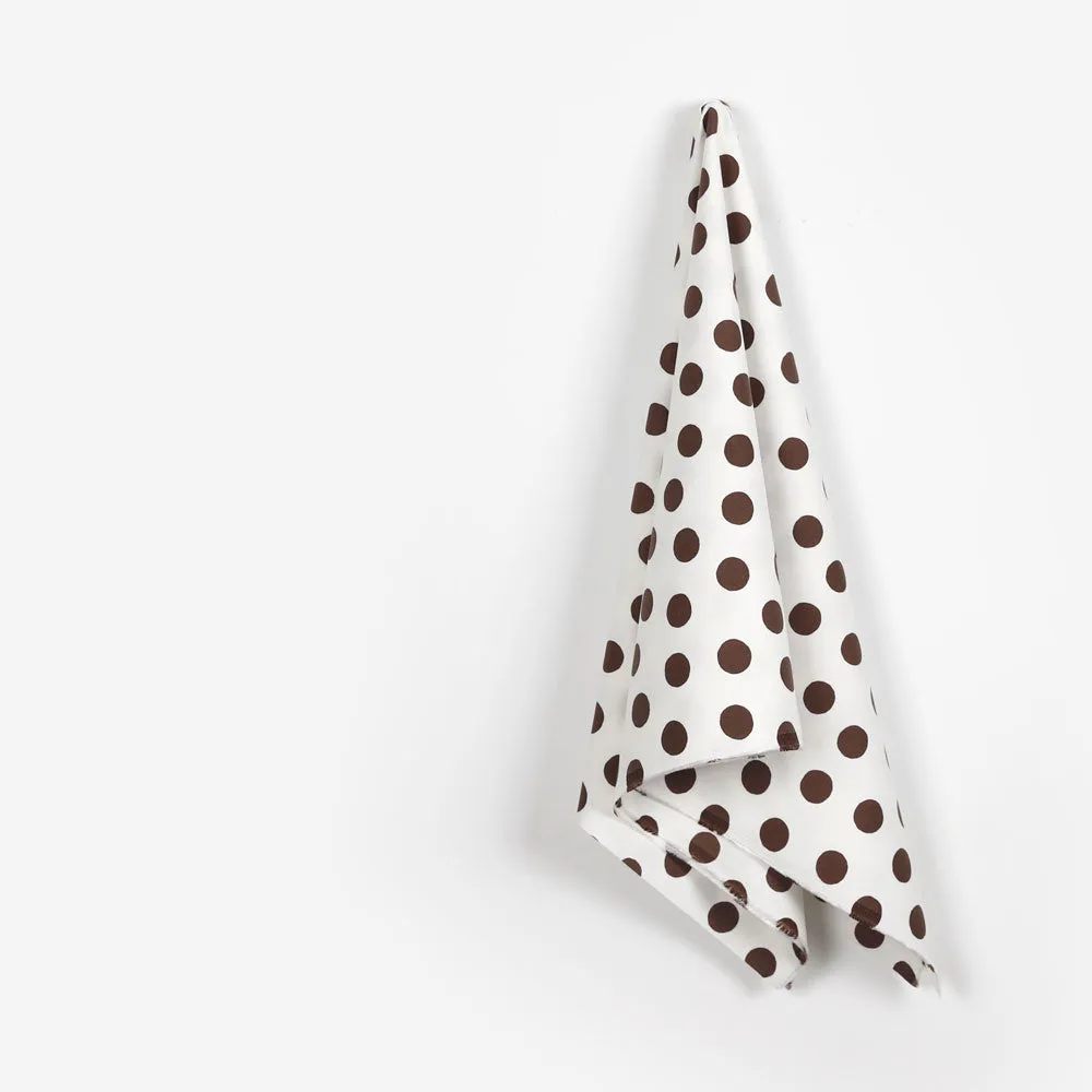 Big Spot Stretch Cotton - Carob