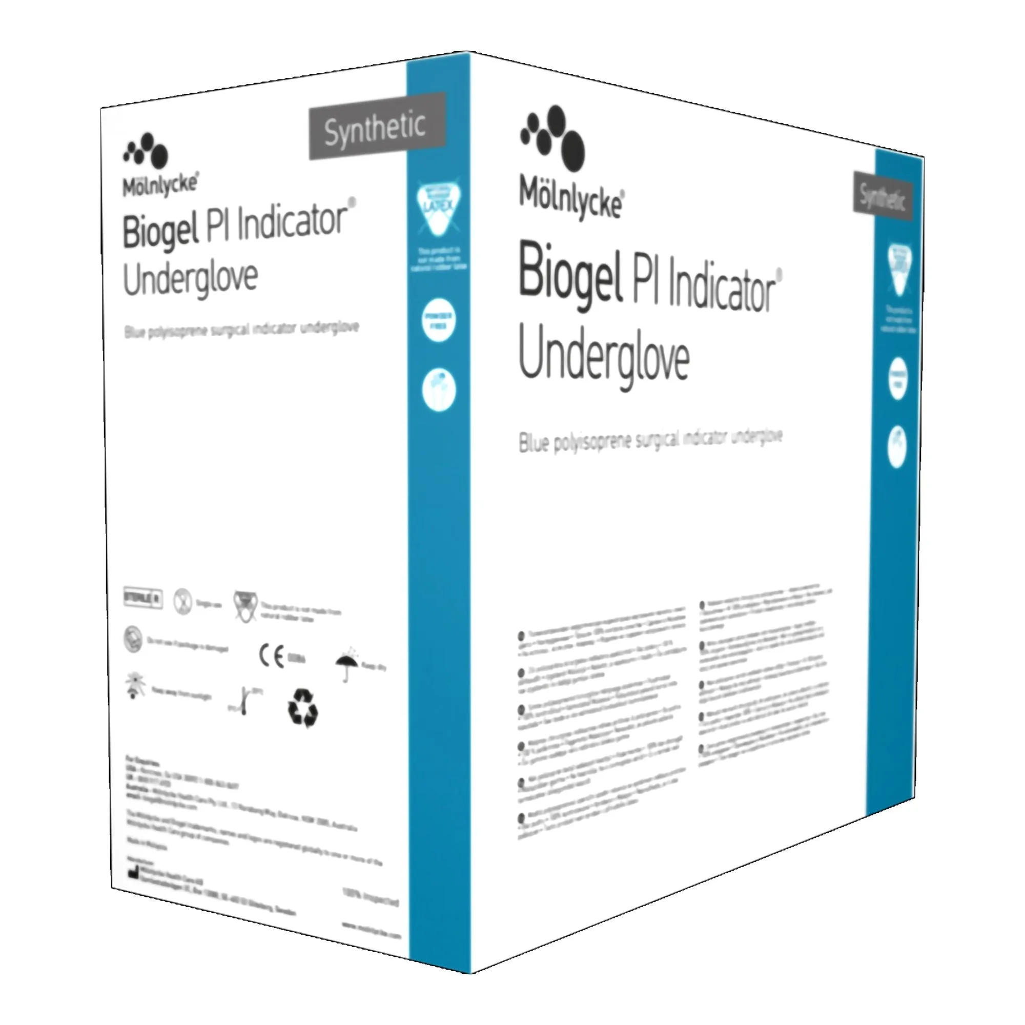 Biogel PI Indicator Underglove™ Polyisoprene Surgical Underglove, Size 8, Blue 200/CASE