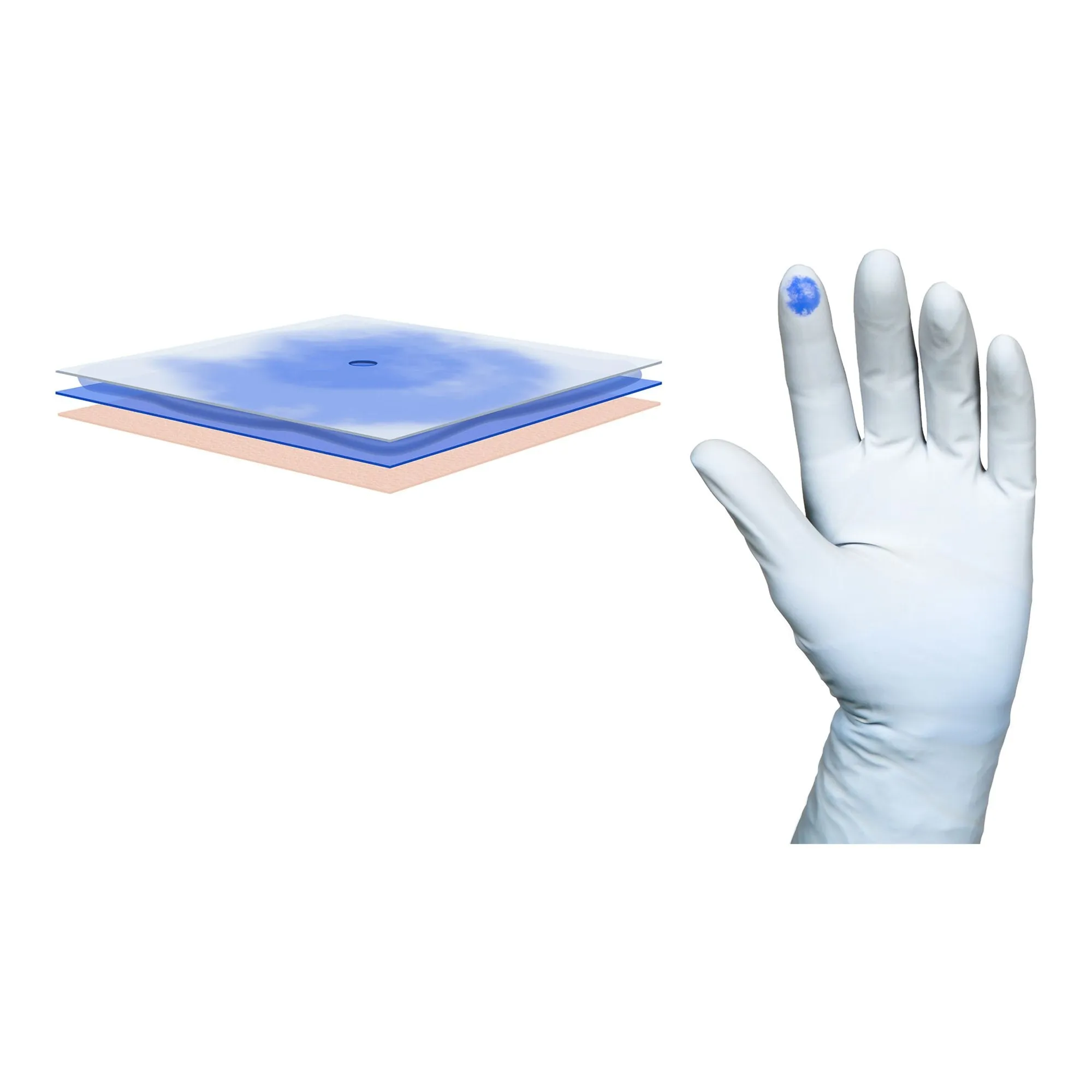 Biogel PI Indicator Underglove™ Polyisoprene Surgical Underglove, Size 8, Blue 200/CASE