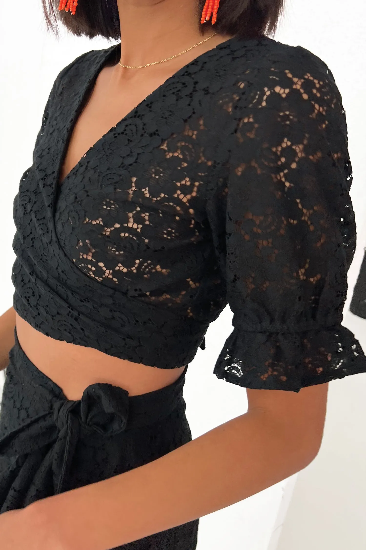 Black Lace River Top