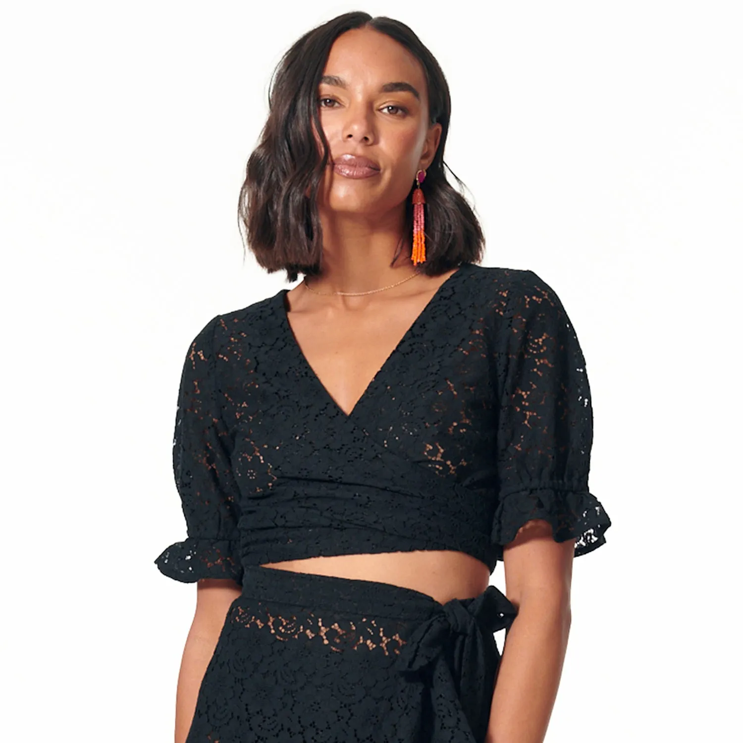 Black Lace River Top