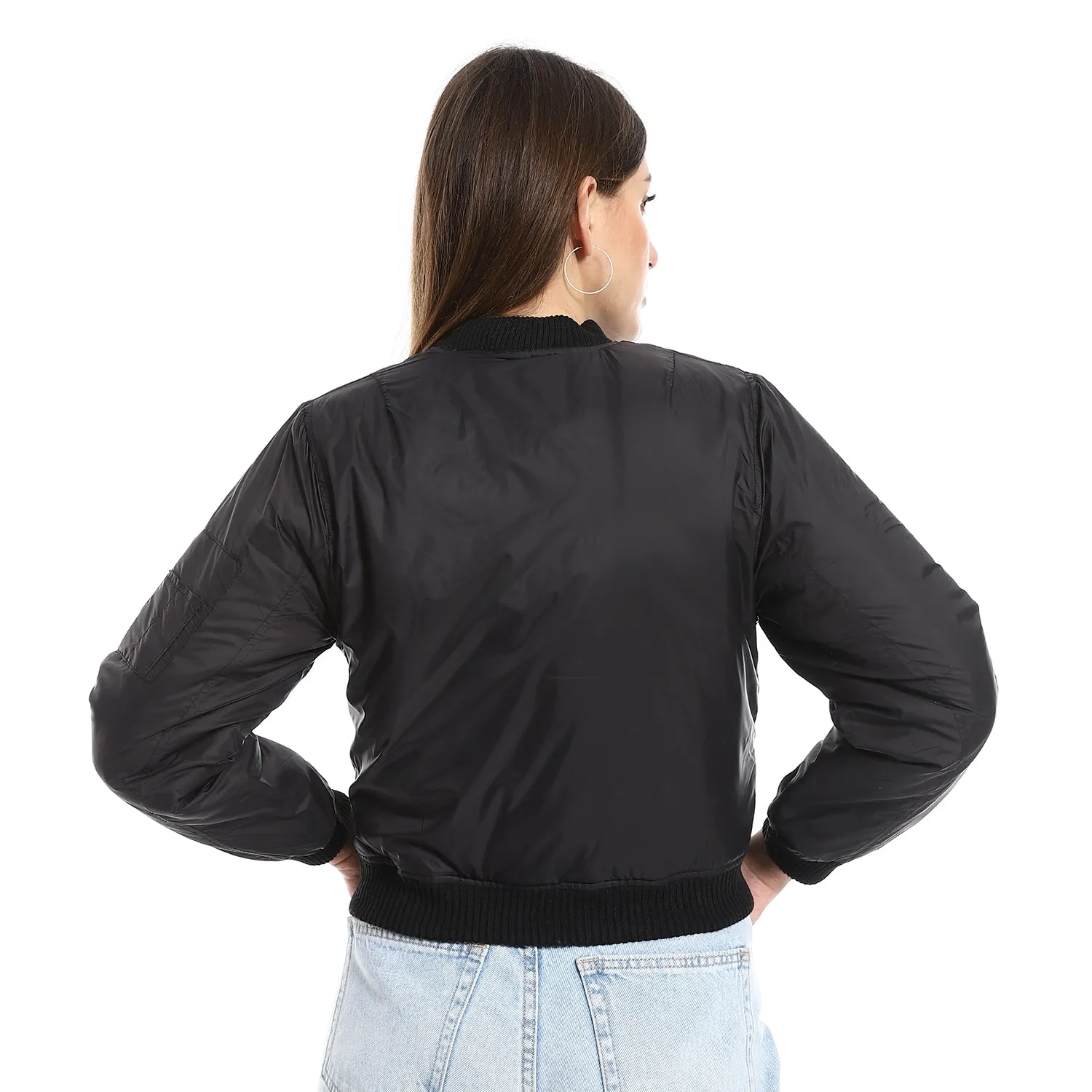 Bomber Jacket With Inner Lining - Merch