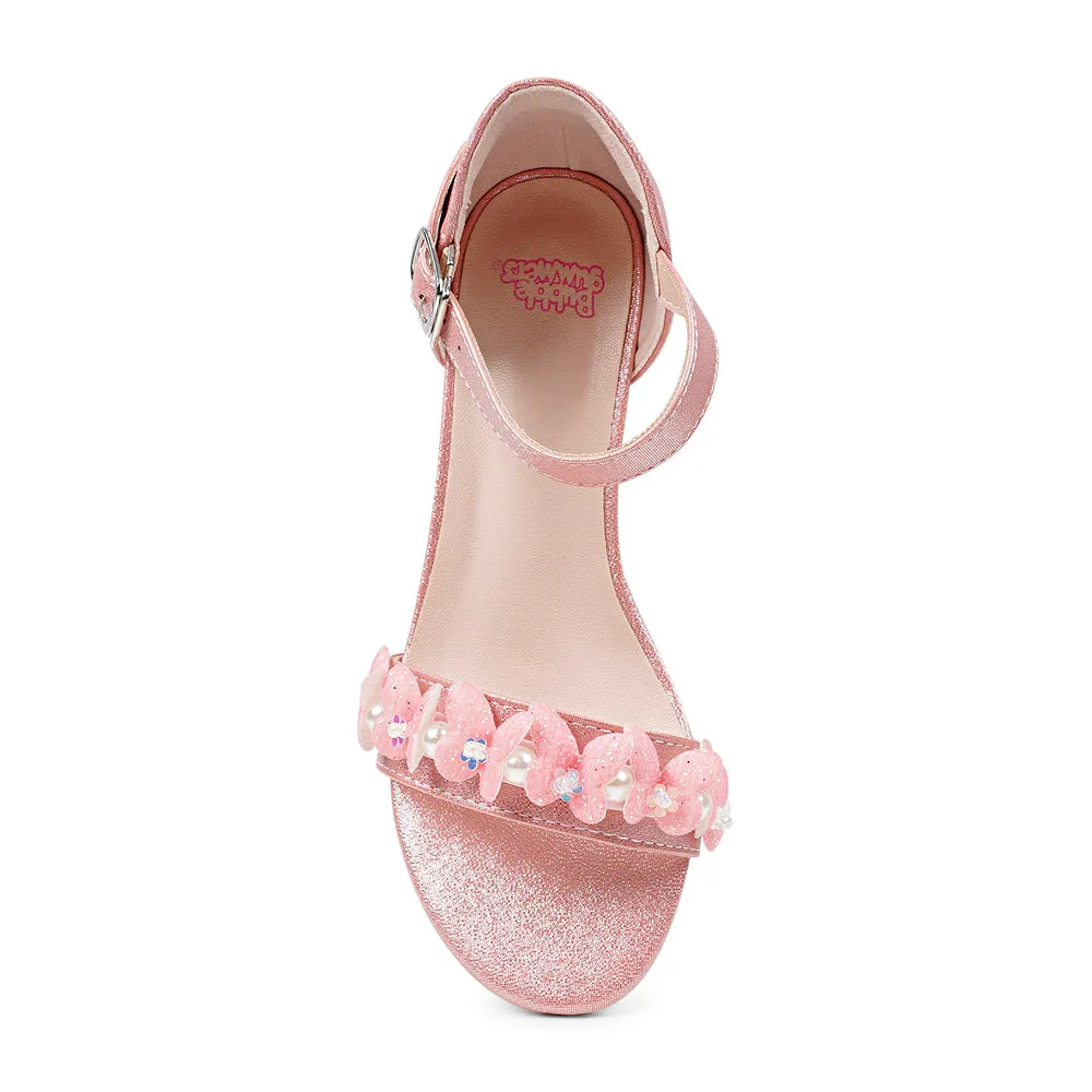 BubbleGummers BEAUT Belt Heel Sandal for Little Girls