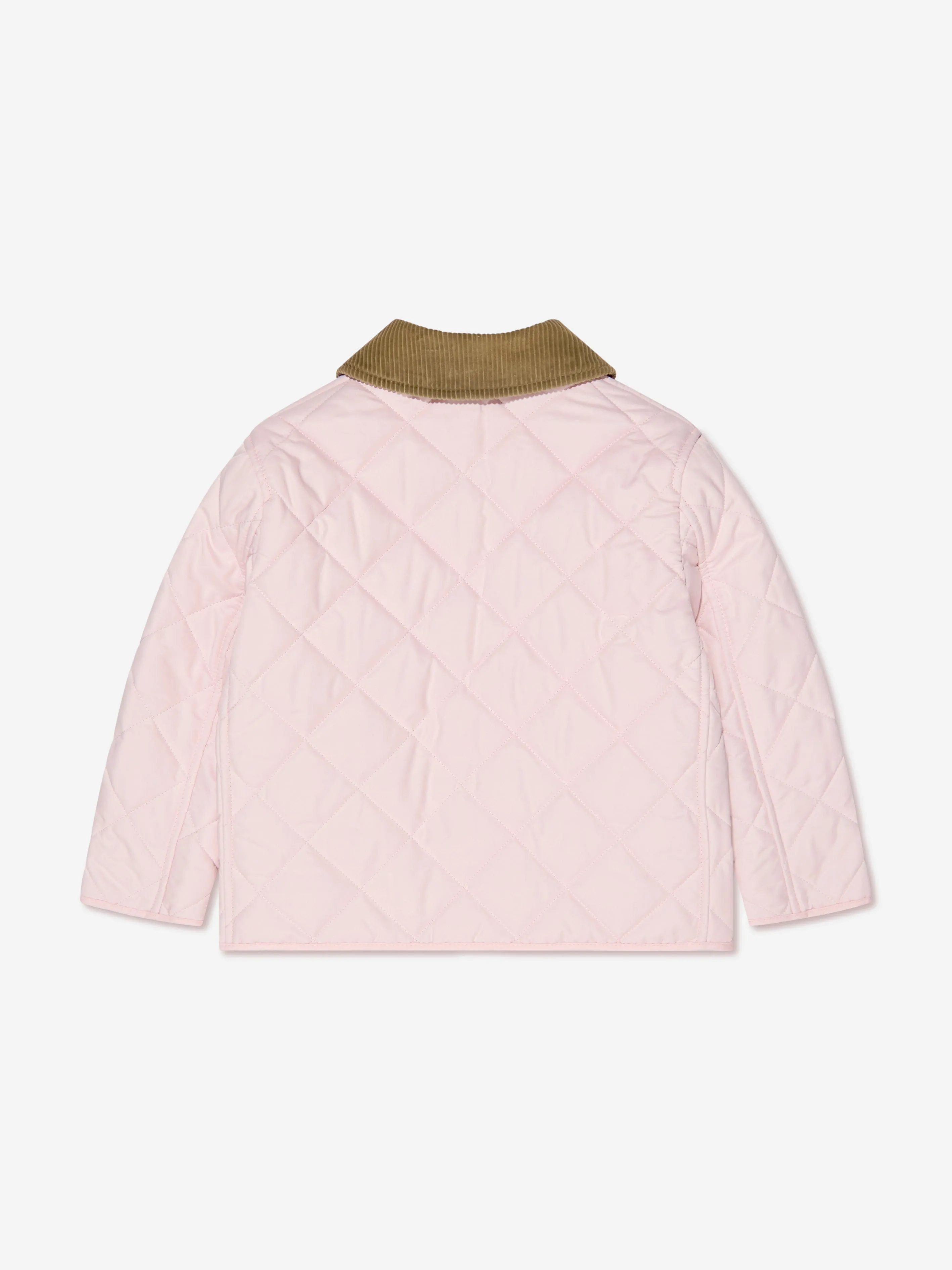 Burberry Girls Daley Quilted Jacket In Pink