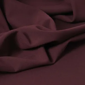 Burgundy Double Weave Stretch Fabric 3455