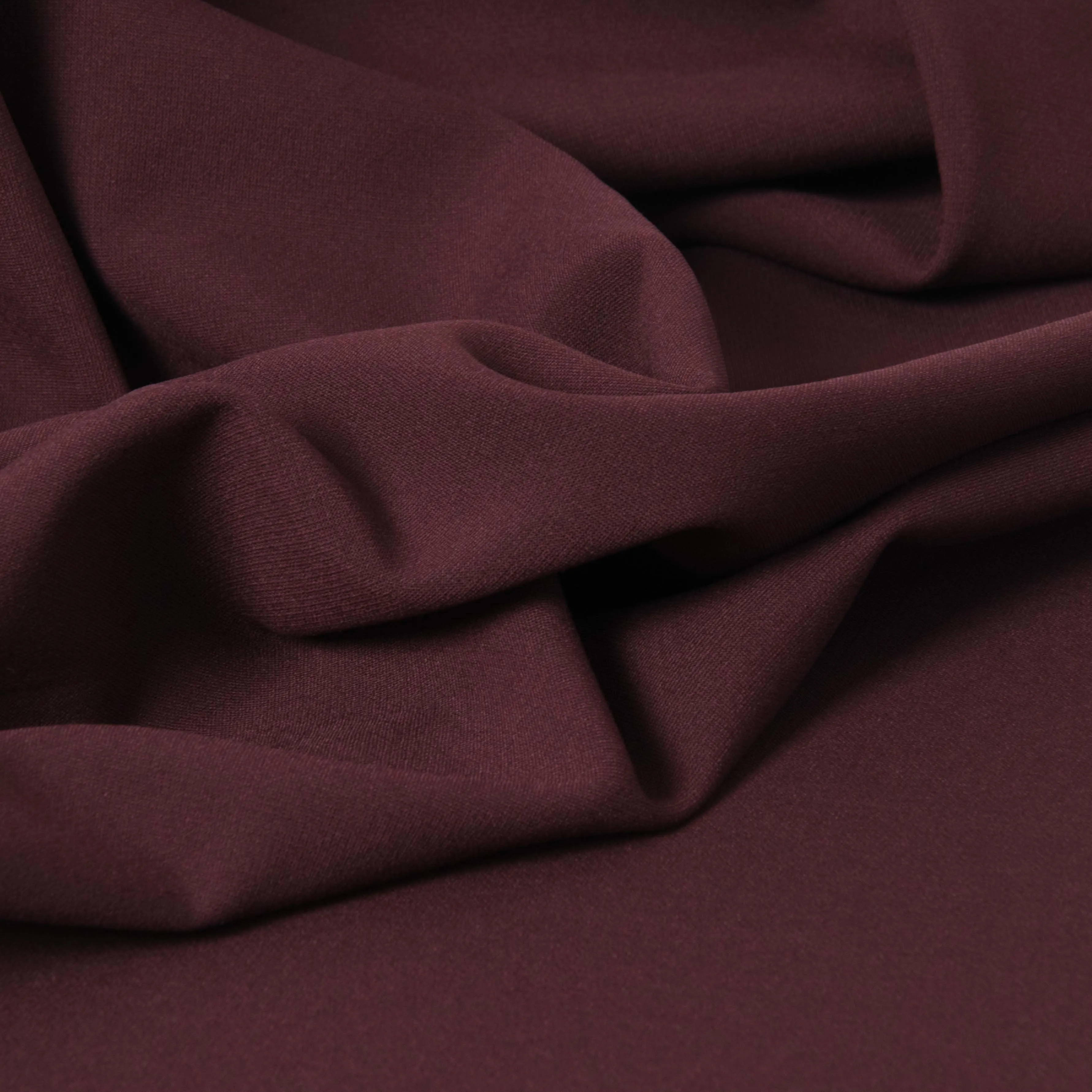 Burgundy Double Weave Stretch Fabric 3455