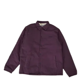 Canvas Coach Jacket Boysenberry / Black