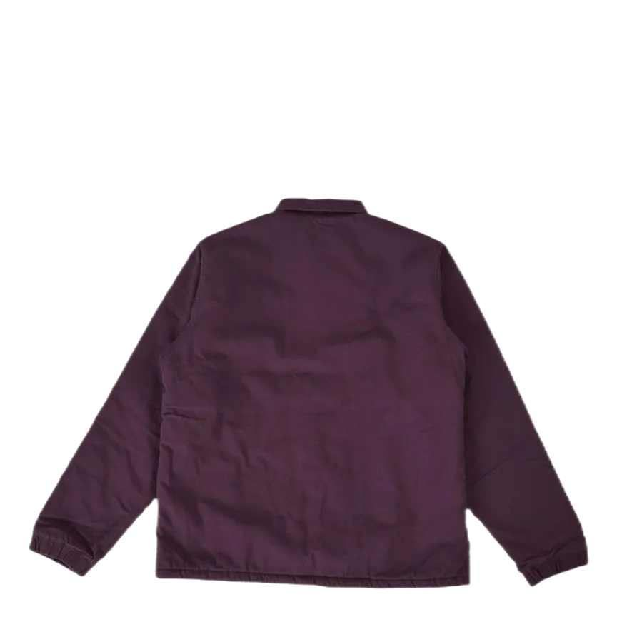 Canvas Coach Jacket Boysenberry / Black