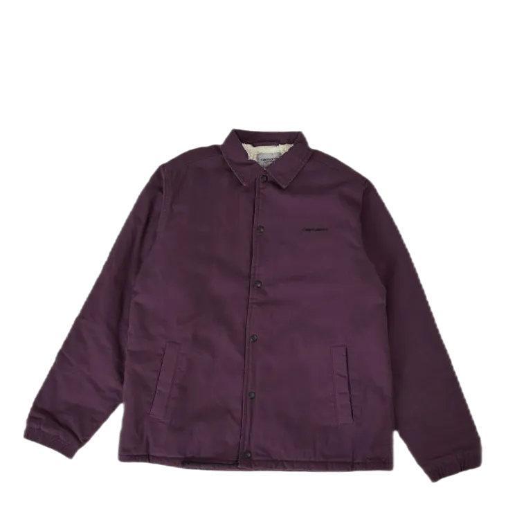 Canvas Coach Jacket Boysenberry / Black