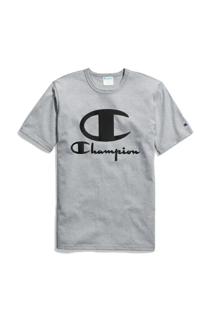 Champion Heritage Tee, Multi Tech Graphics Furry Poly Logo