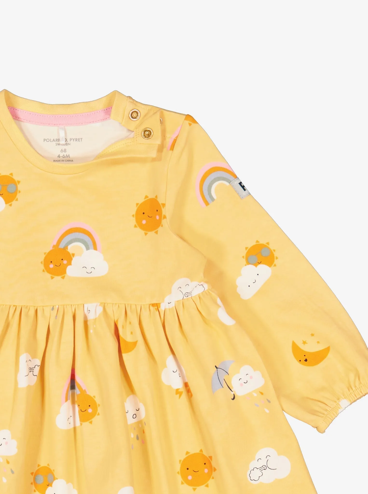 Clouds & Rainbows Baby Dress