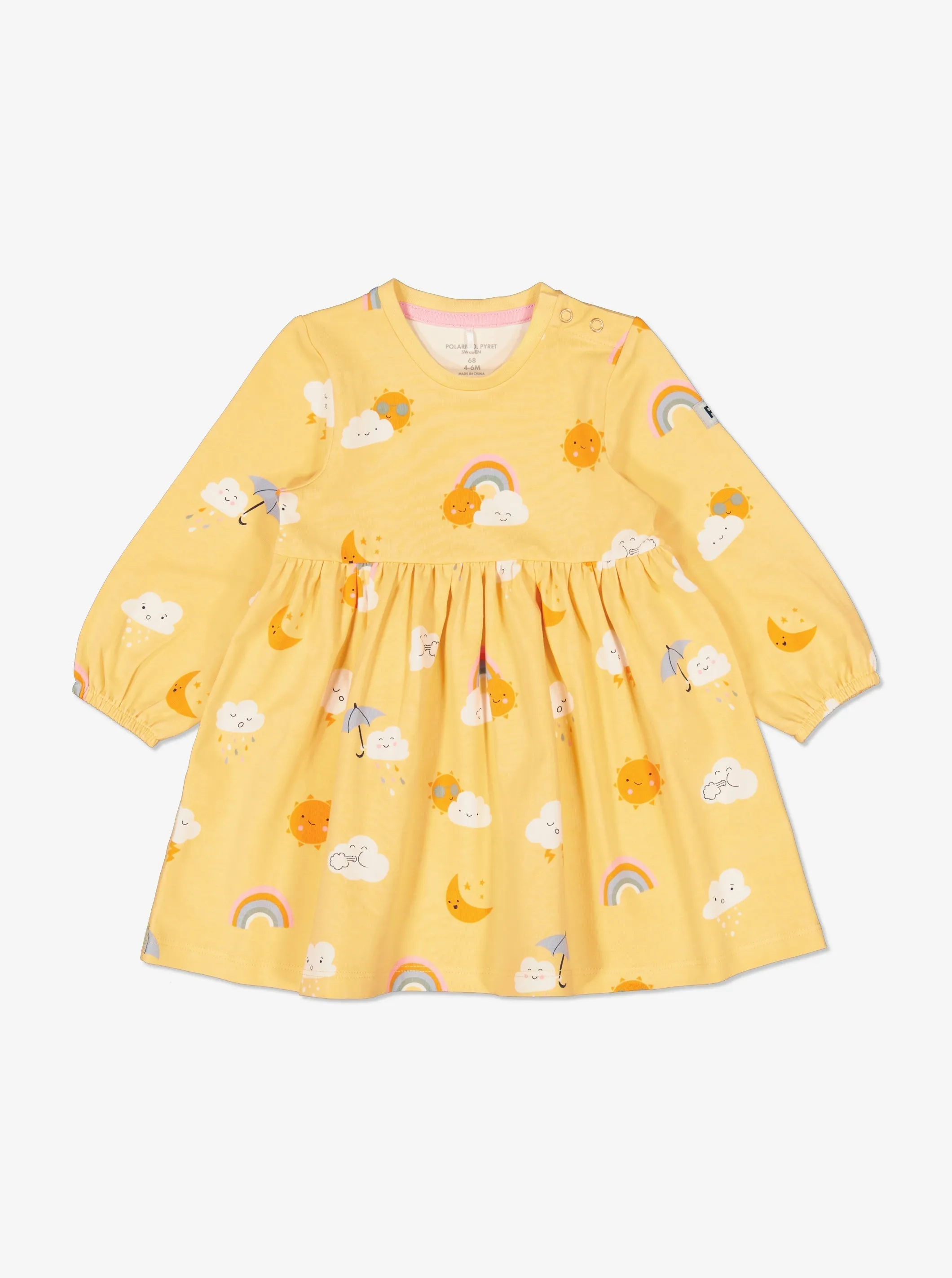 Clouds & Rainbows Baby Dress