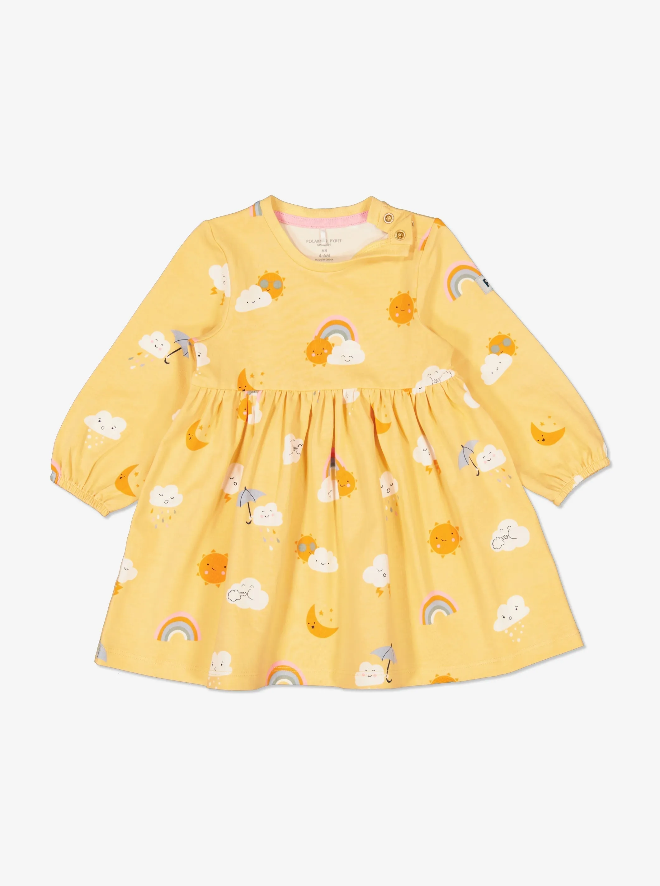 Clouds & Rainbows Baby Dress