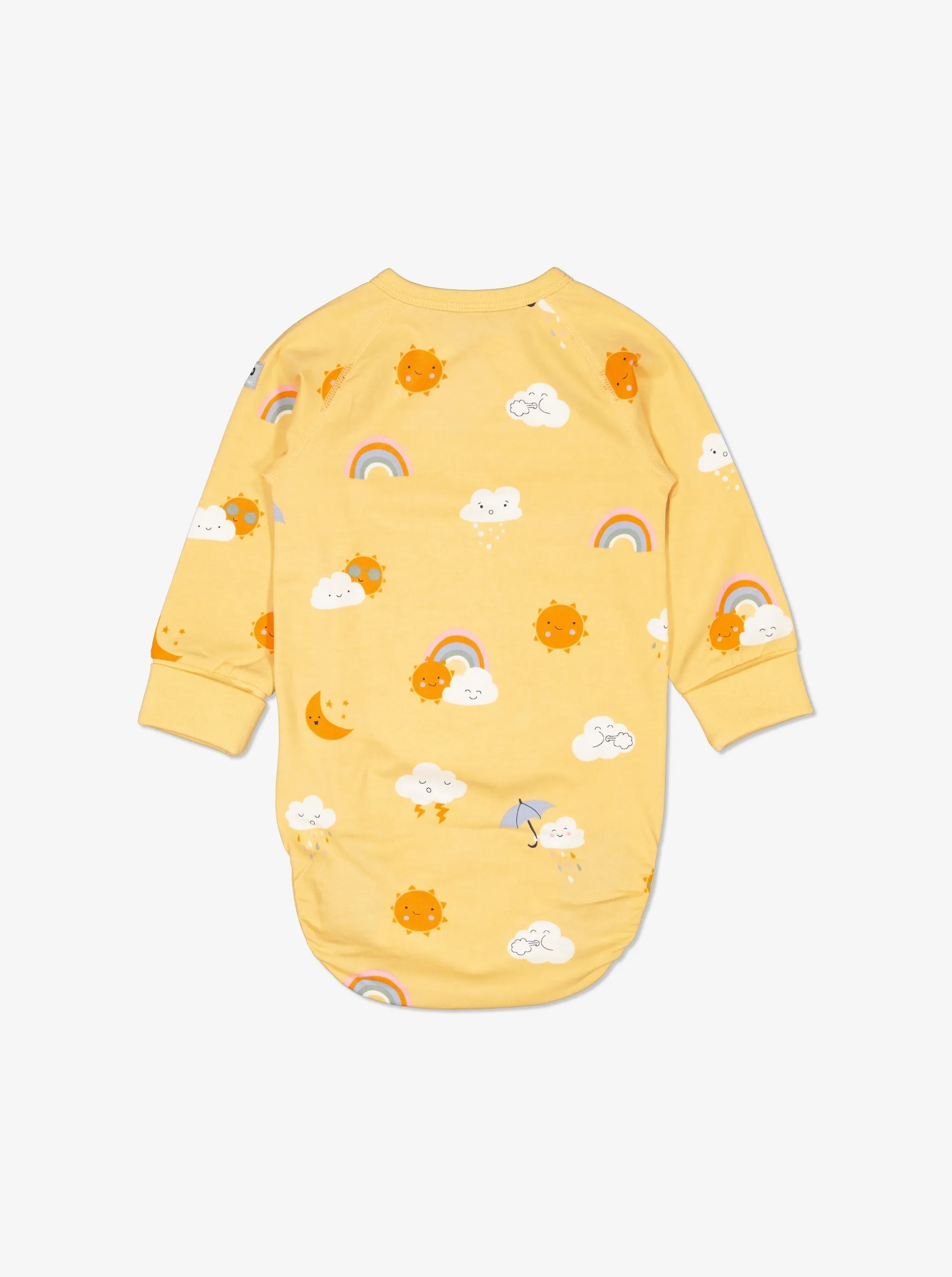 Clouds & Rainbows Wraparound Babygrow