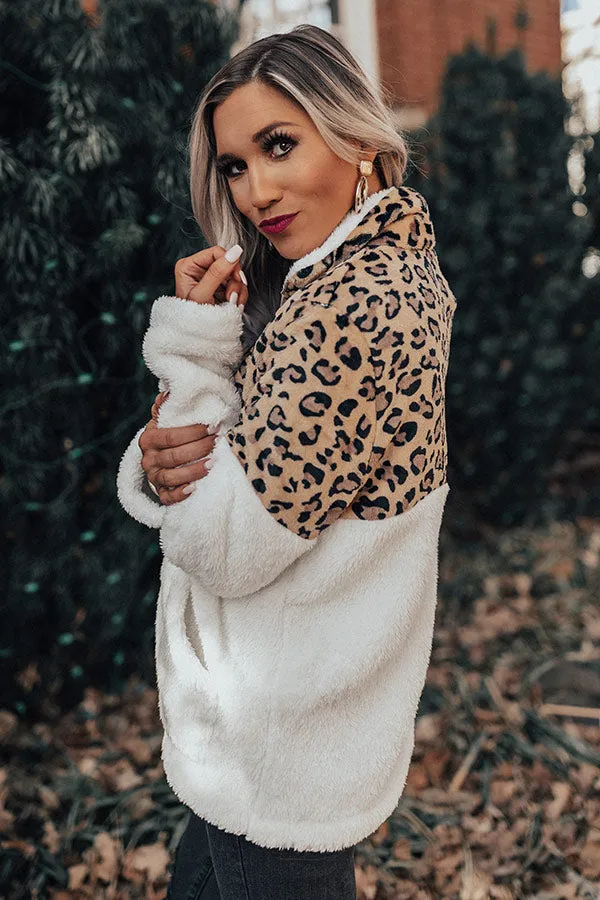 Colorado Kisses Leopard Teddy Pullover