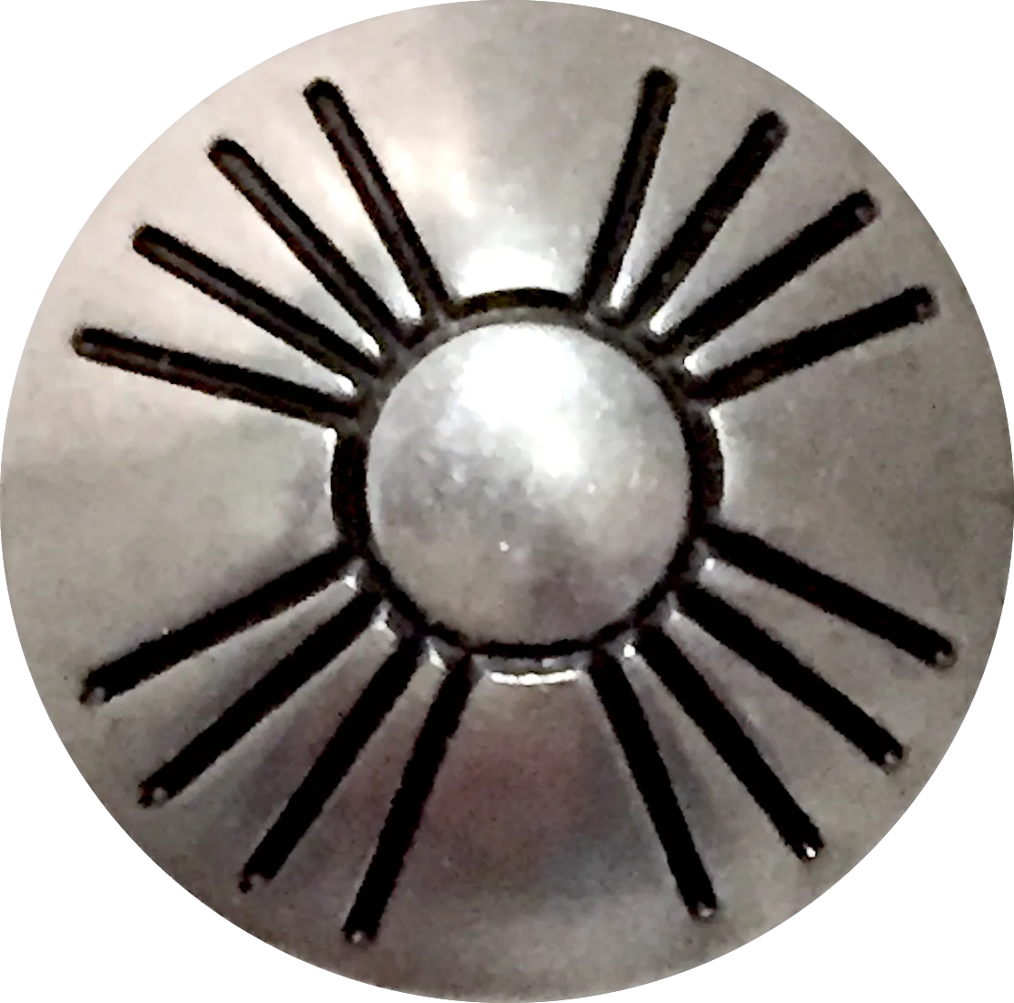 Concho Button Sun Zia Symbol, 3/4" #SW-12