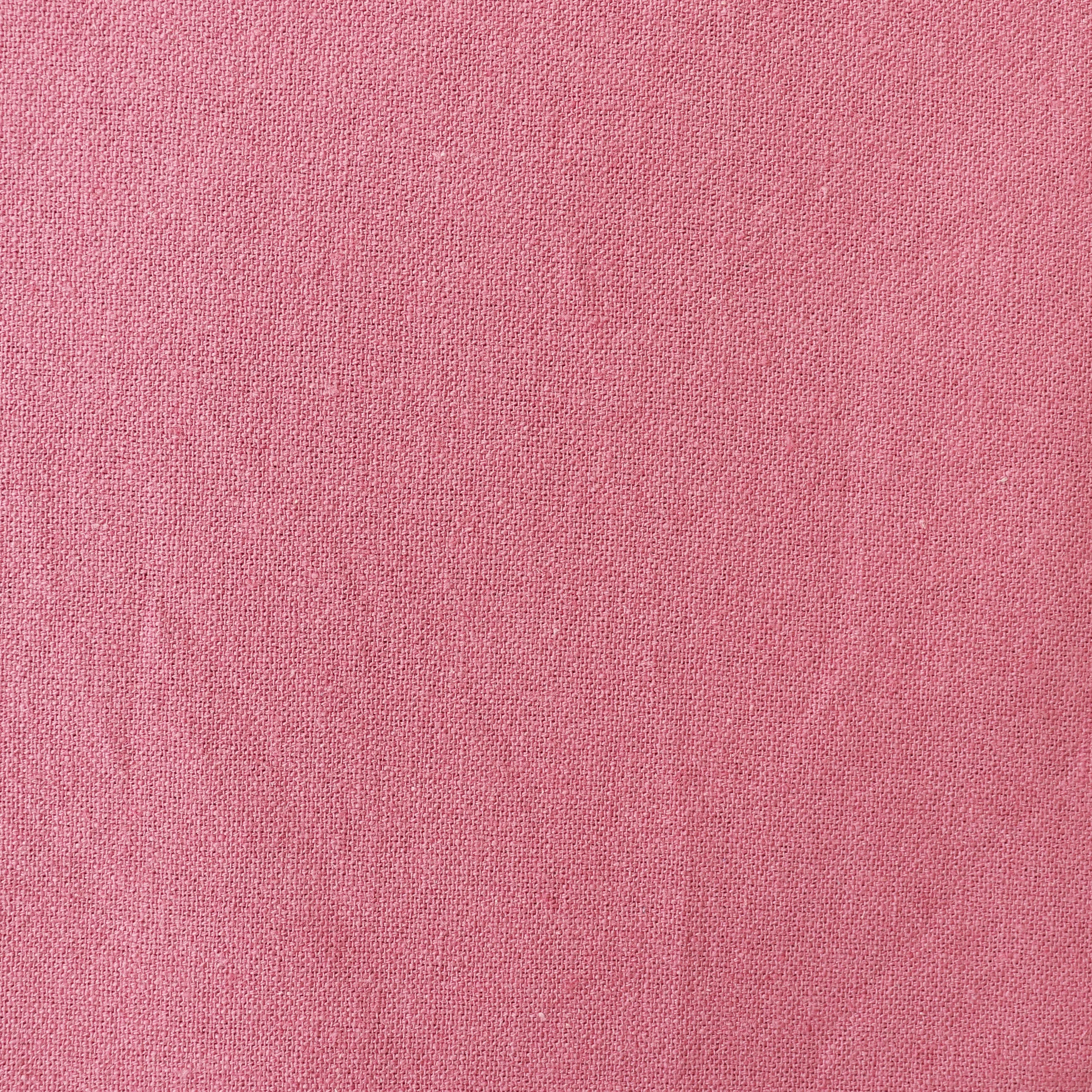 Cotton Linen Blend - Dusky Rose Pink