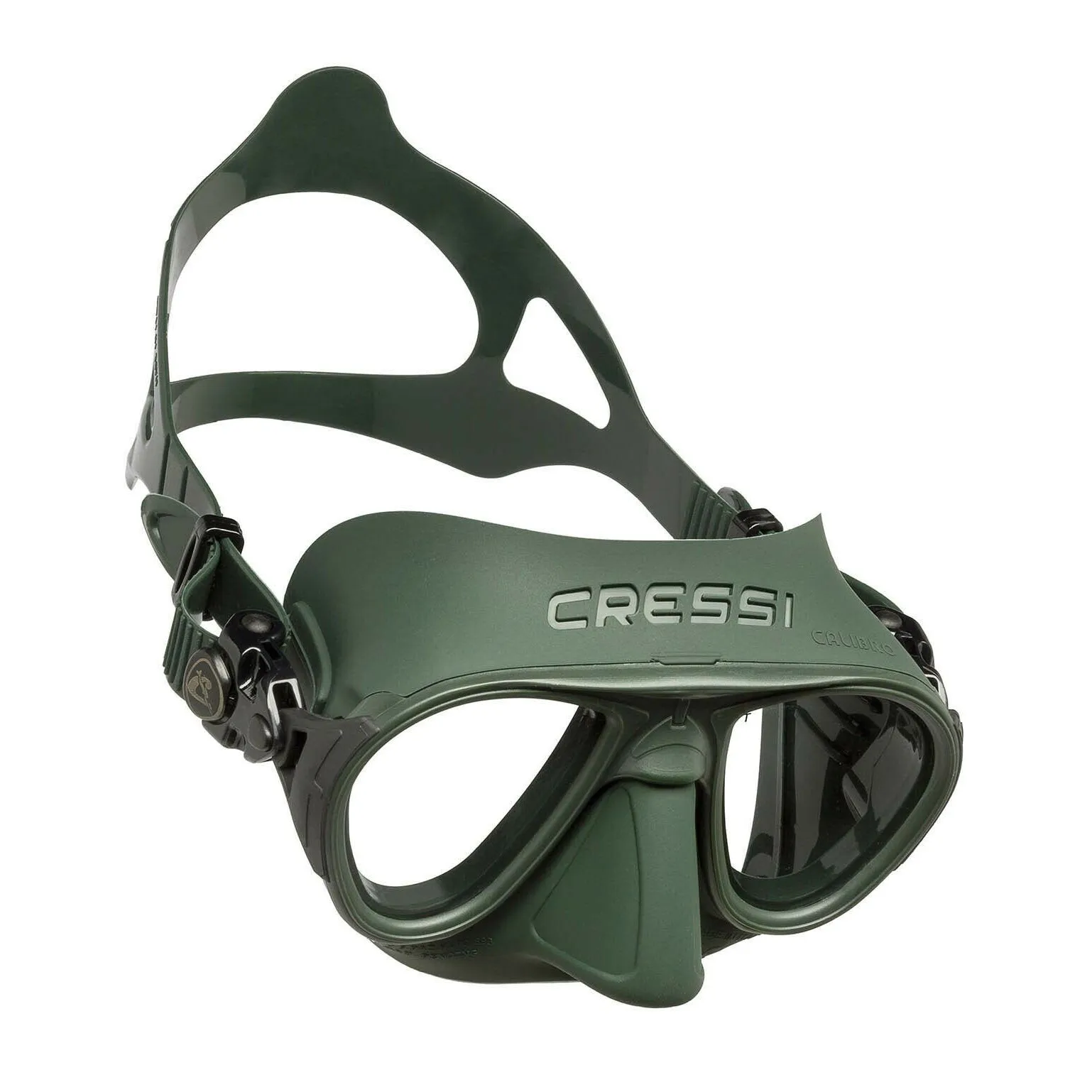 Cressi Calibro   Corsica Mask Set - Military Green