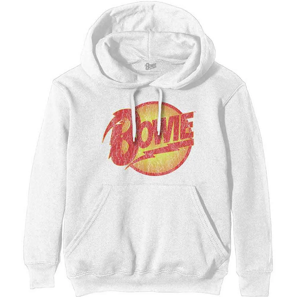 David Bowe Unisex Pullover Hoodie - Vintage Dimond Dogs Logo