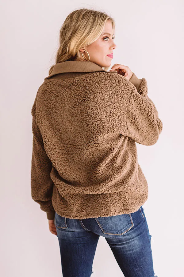 Decadent Days Sherpa Pullover