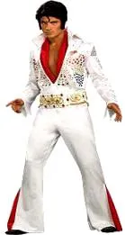 Deluxe Elvis Costume / American Eagle Pattern Elvis Suit