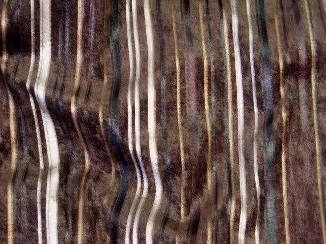 Design 1 - Striped Printed Foil Corduroy