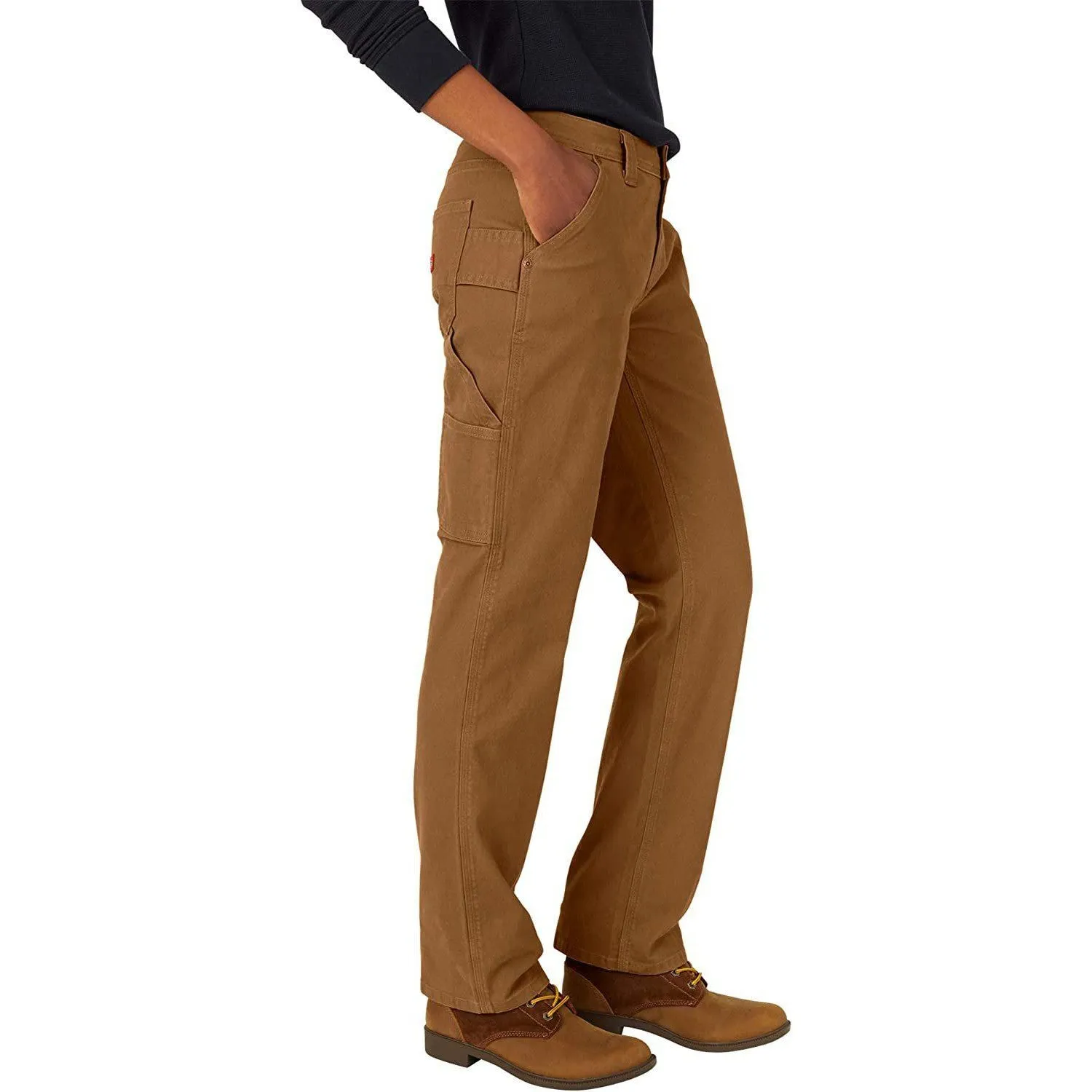 Dickies Women's Relaxed Straight Carpenter Duck Pant